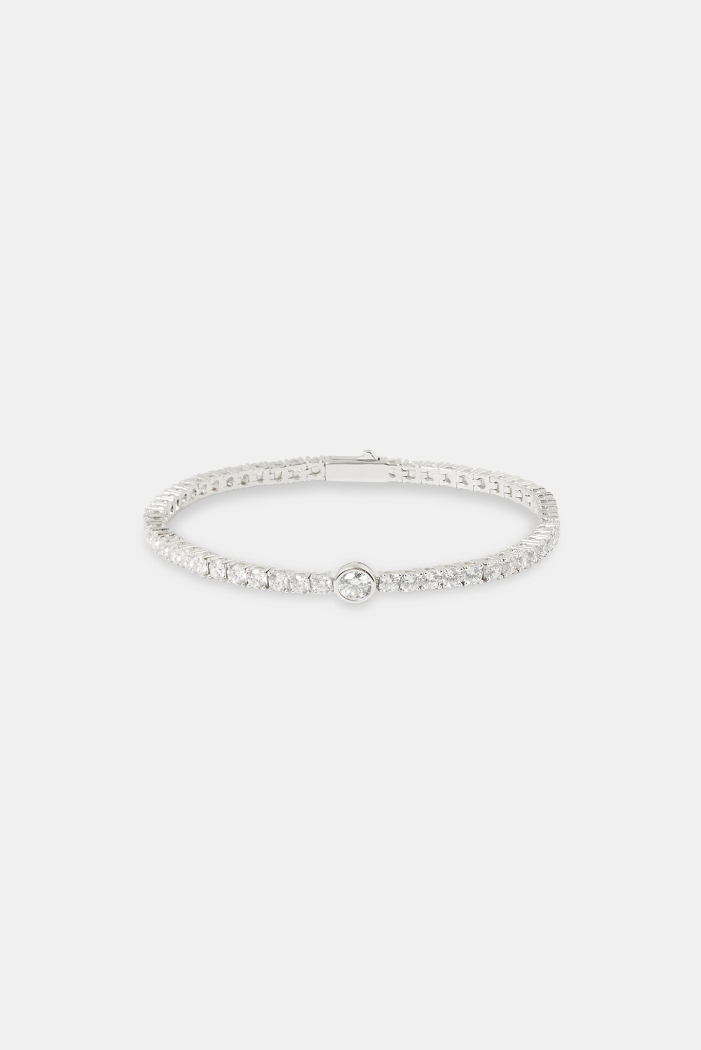 Single Circle Tennis Bracelet - 3mm